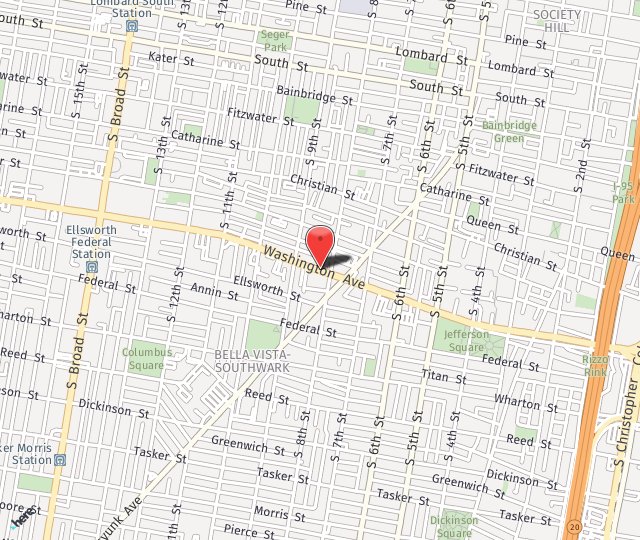 Location Map: 801 Washington Avenue Philadelphia, PA 19147