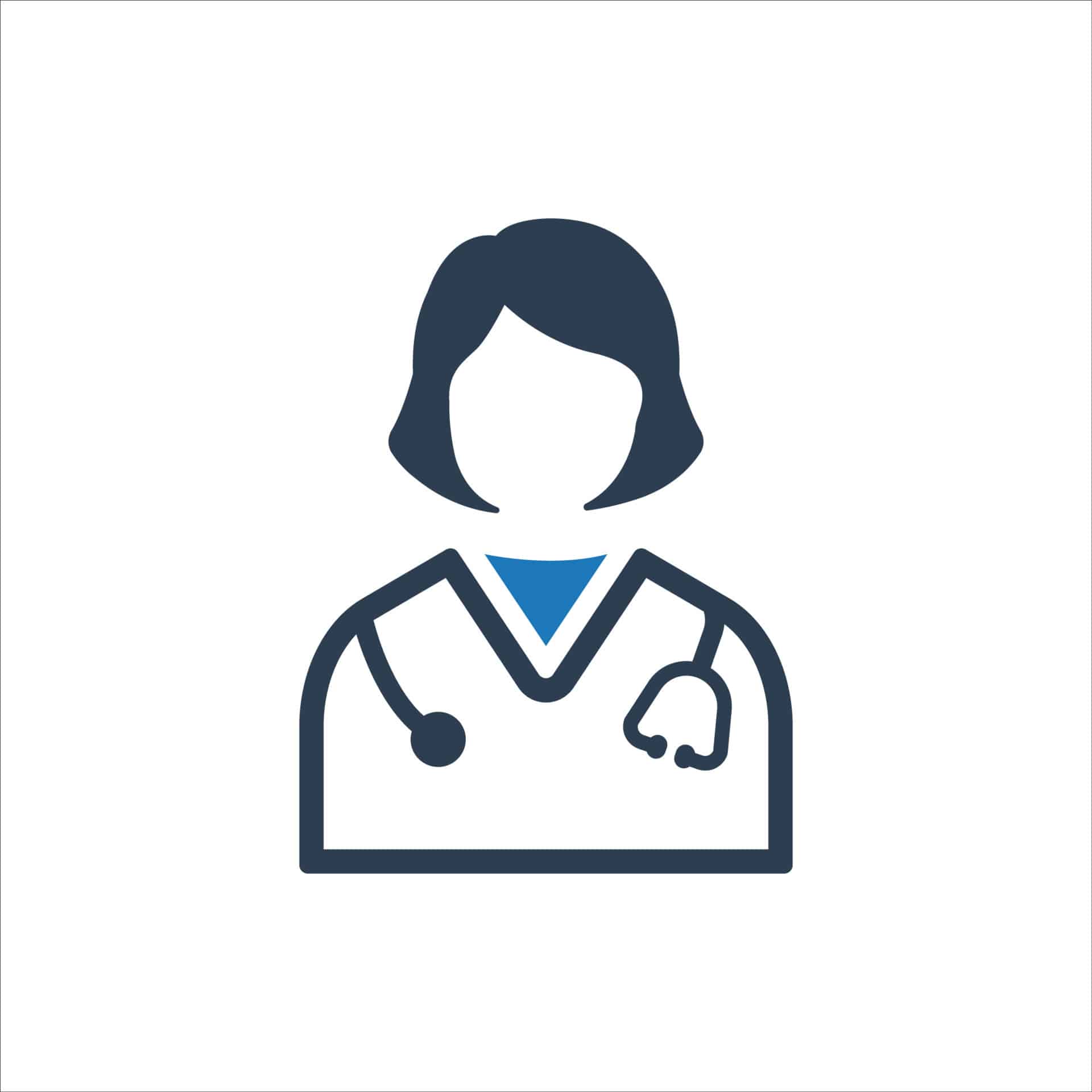 female doctor icon woman doctor icon symbol free vector